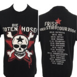 2004 DIE TOTEN HOSEN GERMAN TOUR T SHIRT Tour T Shirts Shirts T Shirt