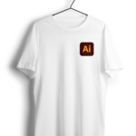 Adobe Illustrator Unisex Half Sleeve T Shirt CrazyMonk