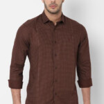 Allen Solly Shirts Allen Solly Brown Shirt For Men At Allensolly