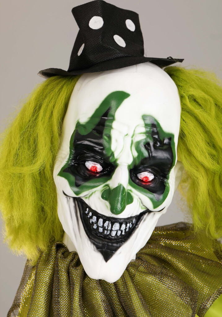 Animated Green 5 5ft Clown