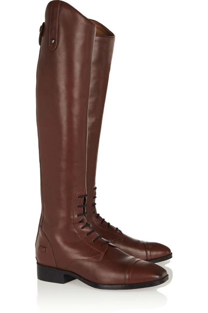 Ariat Challenge Contour Leather Slim Fit Riding Boots In Brown Lyst