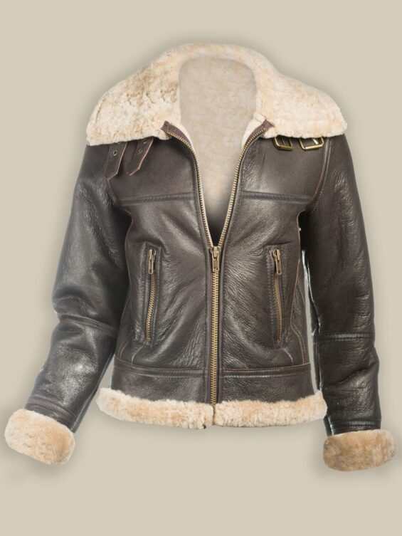 B3 Bomber Sheepskin Women Jacket Leather Jackets NYC