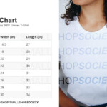 Bella Canvas 3001 Unisex Jersey Tee T shirt Size Chart Etsy