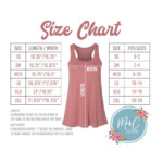 Bella Canvas 8800 Size Chart Bella Canvas 8800 Size Chart Etsy