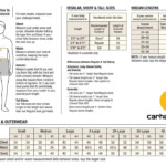 Carhartt Size Guide