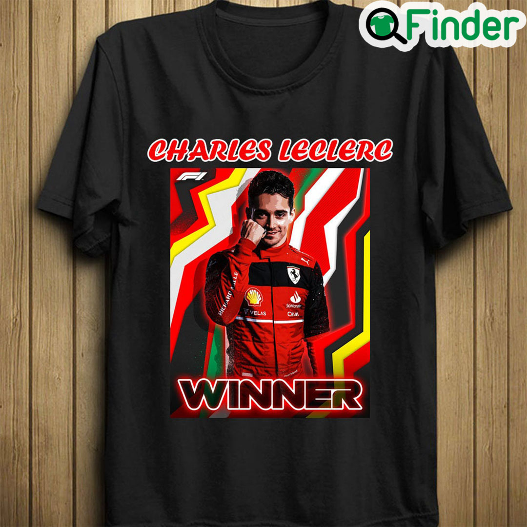 Charles Leclerc Ferrari Wins Bahrain Grand Prix Shirt Q Finder 