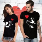 Couples Valentine T shirt T shirt Loot Customized T shirts India