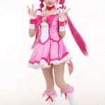 Cure Happy Hoshizora Miyuki Costume Smile Pretty Cure Cosplay