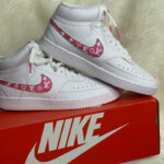 Custom Nike Shoes Pink Designer Bling Dreamy Designs By Nikki