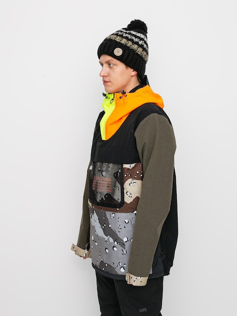 DC Asap Anorak Se Snowboard Jacket repurpose Multi Camo opticool