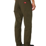 Dickies 1939 Relaxed Fit Duck Mens Carpenter Pant Rinsed Moss Green