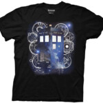 Doctor Who Shirt Tardis Space Tech Black T Shirt Doctor Who Shirts