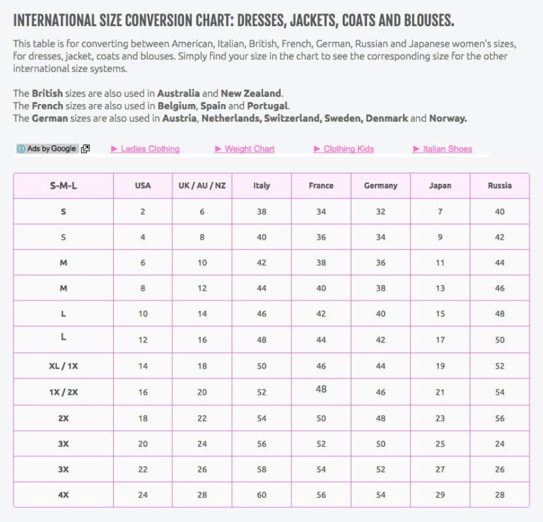 clothing-size-comparison-chart