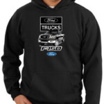 Ford Truck Hoodie Hooded Sweatshirt F 150 Adult Black Hoody Ford