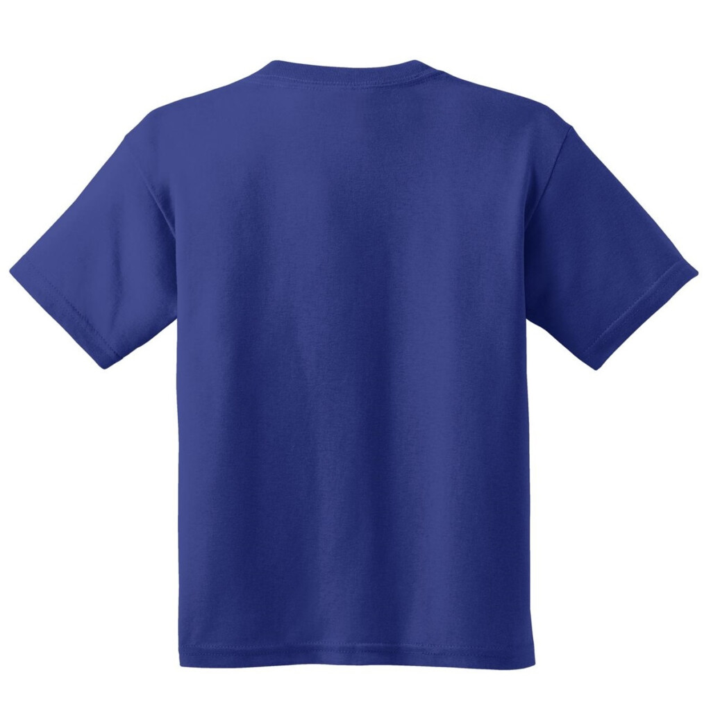 Gildan 5000B Youth Heavy Cotton T Shirt Cobalt FullSource