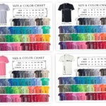 Gildan 64000 Size Chart Color Chart ALL COLORS Gildan Etsy