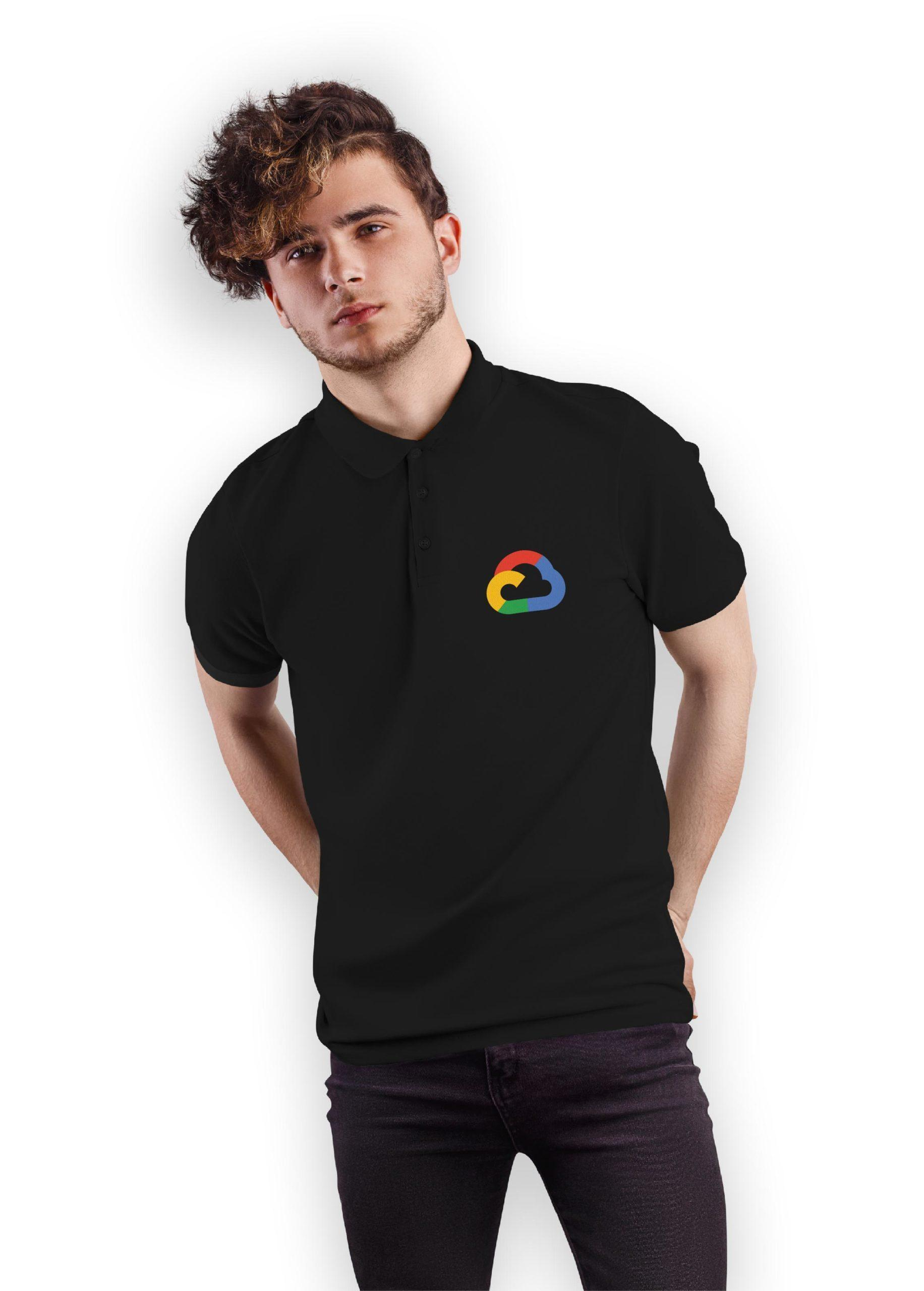 Google Cloud Polo T Shirt CrazyMonk