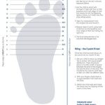 How To Measure Your Child s Feet Shoe Size Chart Kids Shoe Template