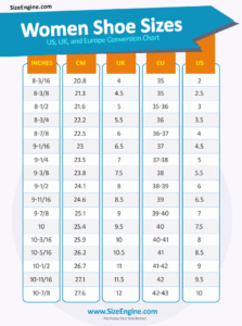 Pikolinos Shoe Size Conversion Chart - Size-Chart.net