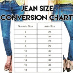 Jean Size Conversion Chart Conversion Chart Fashion Buy Jeans Size