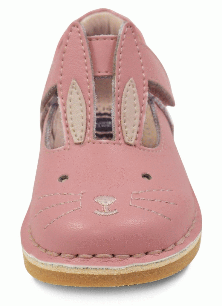 Livie And Luca Molly Soft Pink Bunny Leather Velcro Closure Shoe 5 12