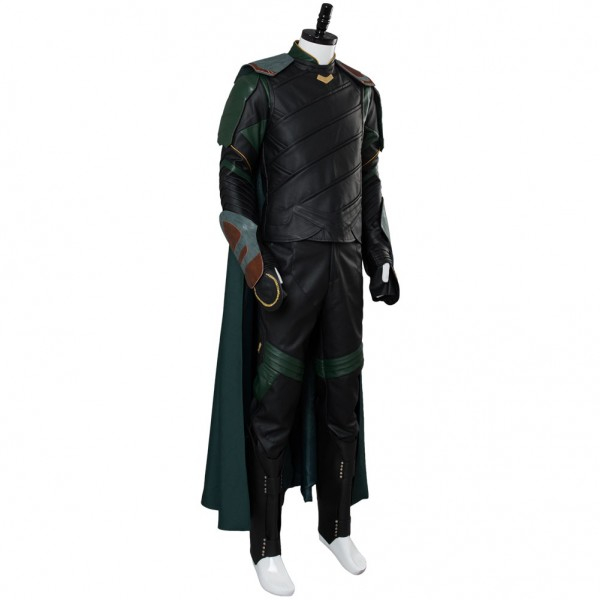 Loki Thor 3 Ragnarok Outfit Whole Set Cosplay Costume 2017 Halloween 