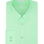 Lyst Calvin Klein Slim Fit Dress Shirt In Green For Men