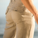 Men s Linen Slim Fit Natural Pants Island Importer