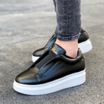 Men s Slip On Sneakers Shoes Black