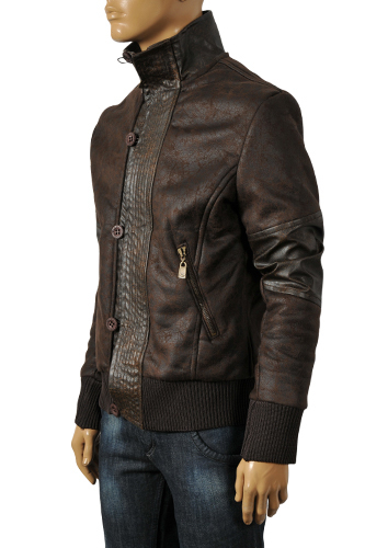 Mens Designer Clothes EMPORIO ARMANI Men s Artificial Leather Warm