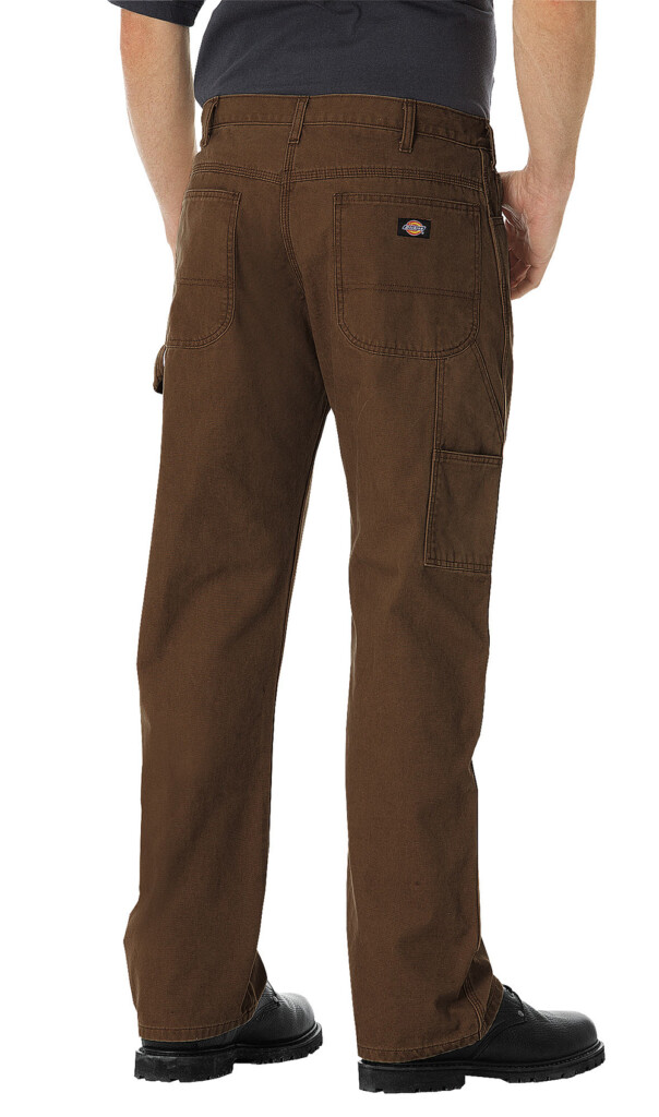 Mens Dickies LW Carpenter Pants Brown