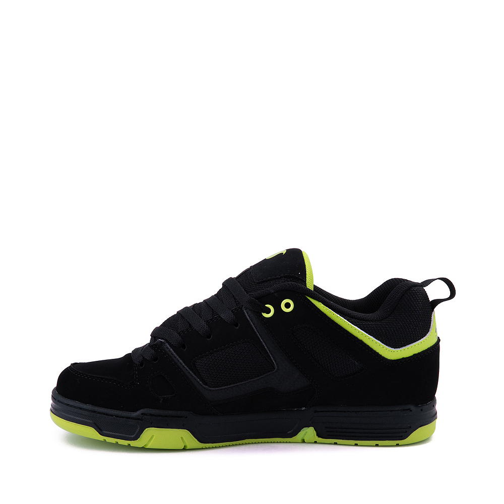 Mens DVS Gambol Skate Shoe Black Lime Journeys