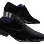 Mens Formal Velvet Shoes Happy Gentleman