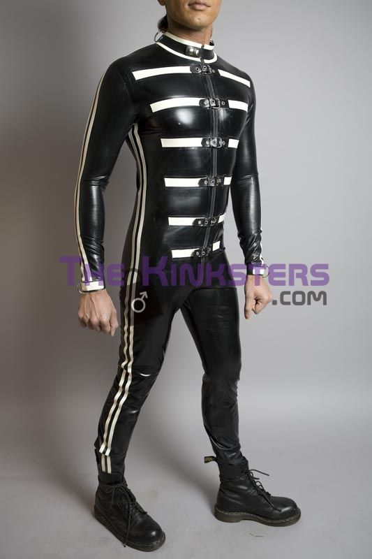 Mens Rubber Bondage Suit