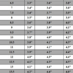 Mens Shoe Size Chart For Your Reference 101 Printable