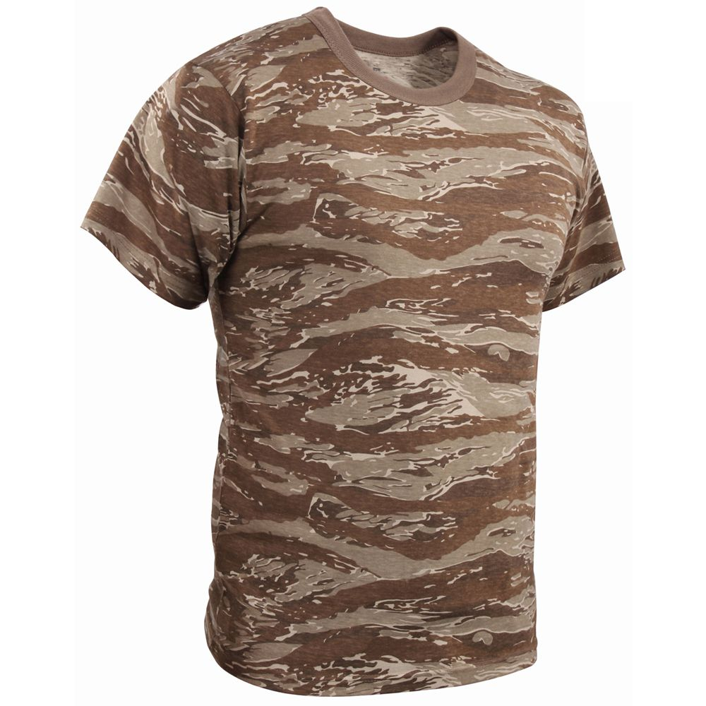 Mens Tiger Stripe Camo T Shirts Camouflage ca
