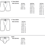 Mens Underwear Size Chart UFM Underwear For Men