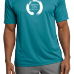 Mens Yoga Shirt Enso Happiness Moisture Wicking Tee T Shirt Enso