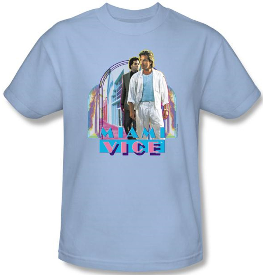 Miami Vice Kids T shirt Miami Heat Youth Light Blue Tee Shirt Miami 