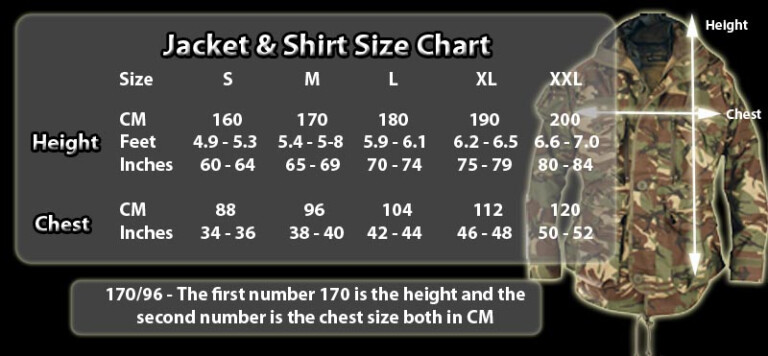 Tru Spec Shirt Size Chart - Size-Chart.net