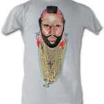 Mr T T Shirt Chain Of Fool A Team Adult Silver Tee Shirt Mr T Shirts