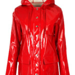 Nasty Gal Vinyl Raincoat Vinyl Raincoat In Red Lyst