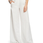 NIC ZOE Refreshed Wide Leg Linen Blend Pants In White Lyst