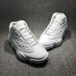 Nike Air Jordan XIII 13 Retro All White Men Shoes Febbuy