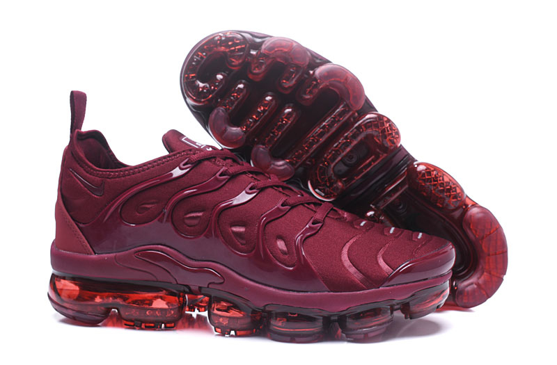 Nike Air Vapor Max Plus TN TPU Running Shoes Wine Red Sepsport