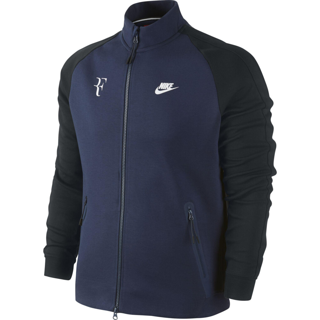 Nike Mens Premier RF Jacket Midnight Navy Black Tennisnuts