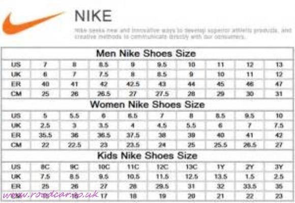 Nike Mens To Womens Size Conversion Chart Di 2020