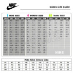 Nike Shoes Size Chart womenshoessizechart Nike Shoes Size Chart