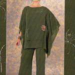 Olive Fashion Mother Pants Suits Cheap Plus Size Chiffon Evening Formal