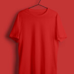 Plain Red T Shirt CrazyMonk